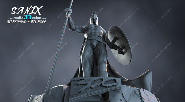 300 Spartan Warrior Miniature – 3 Designs Available (Paintable Resin Model)