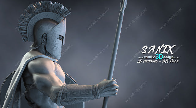 300 Spartan Warrior Miniature – 3 Designs Available (Paintable Resin Model)