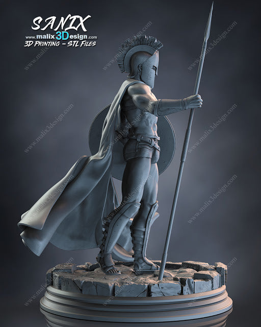 300 Spartan Warrior Miniature – 3 Designs Available (Paintable Resin Model)