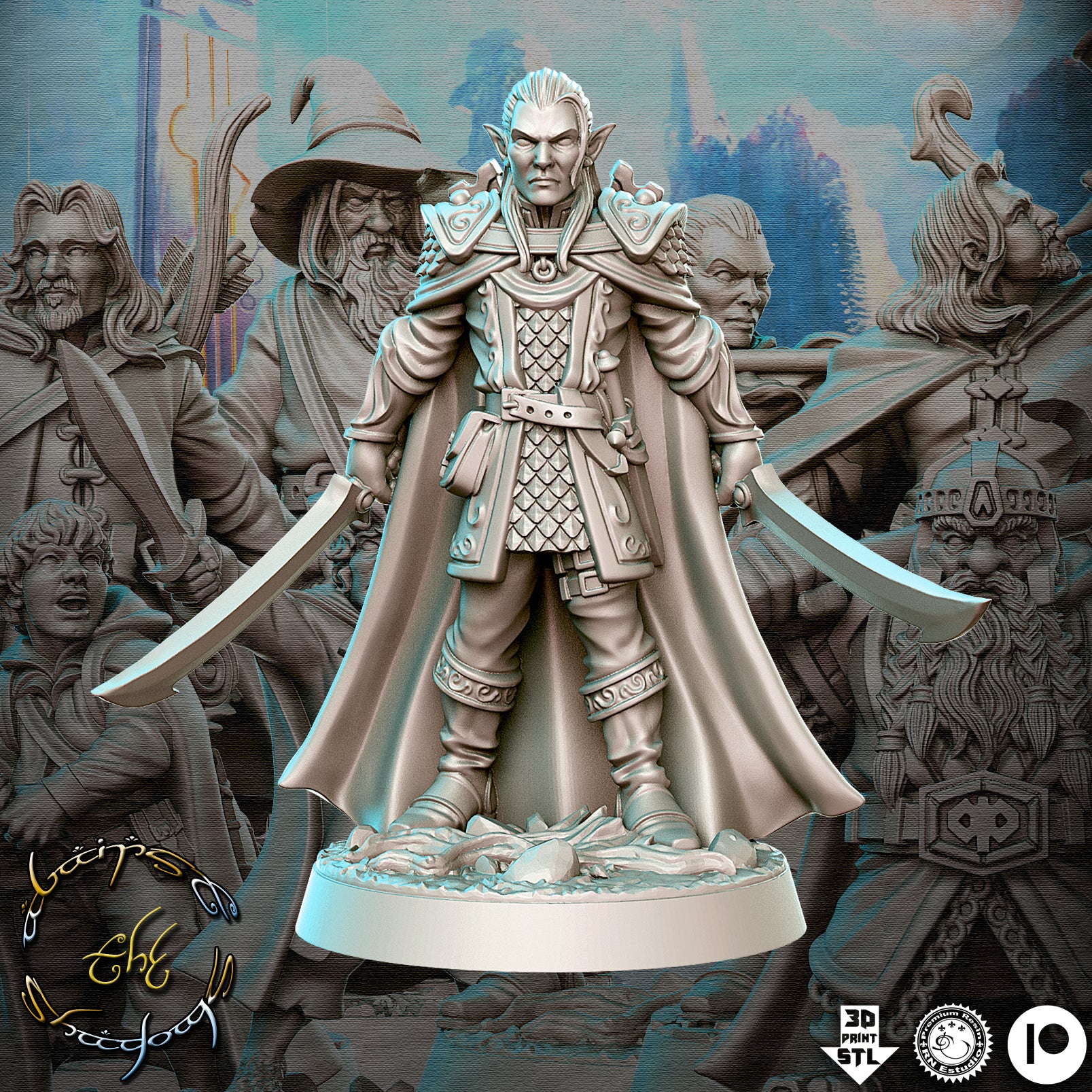 Lord of the Rings – The Fellowship Miniature Set